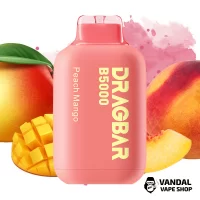 DragBar B5000 50 мг 500 мАч  - Peach Mango