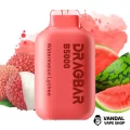 Одноразовая Pod система DragBar B5000 50 мг 500 мАч на 5000 затяжек со вкусом арбуза и личи