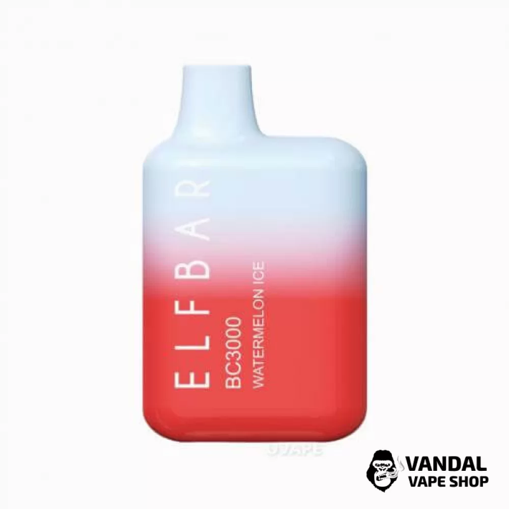 Одноразовий Pod Elf Bar BC3000 Disposable Device 650mAh 5% на 3000 затяжок зі смаком кавуна з льодом