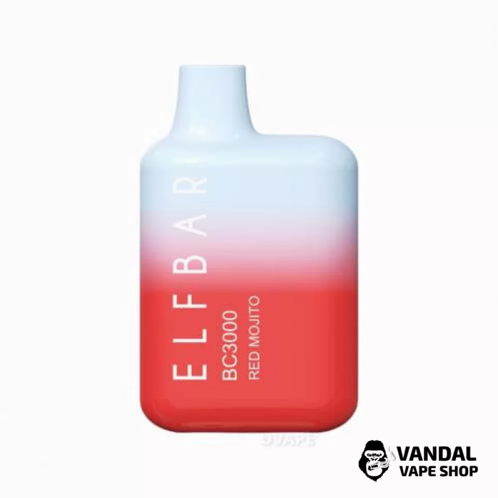 Одноразовый Pod Elf Bar BC3000 Disposable Device 650mAh 5% на 3000 затяжек со вкусом красного мохито