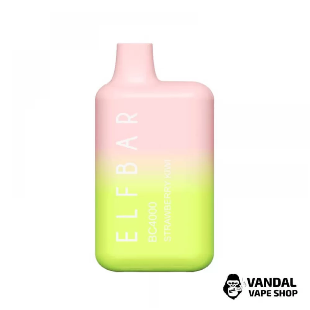 Одноразовый Pod Elf Bar BC4000 Disposable Device 650mAh 5% на 4000 затяжек со вкусом клубники и киви Одноразовый Pod Elf Bar BC4000 Disposable Device 650mAh 5% на 4000 затяжек со вкусом клубники и киви
