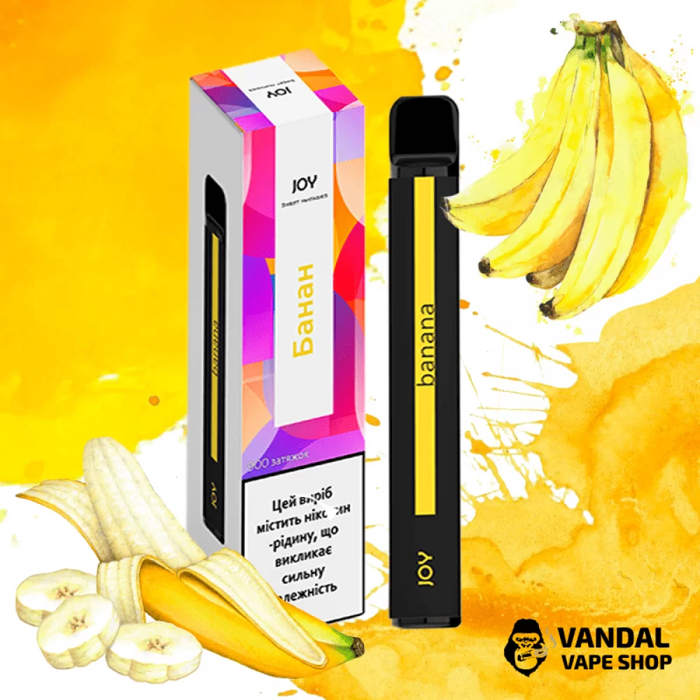 Одноразовая Pod система JOY Disposable Pod Kit 5% 550 mAh на 900 затяжек со вкусом банана