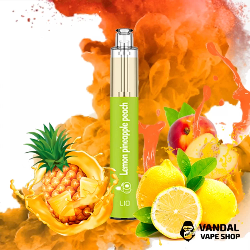 Одноразовий Pod IJOY LIO Bee18 1500 Disposable Pod Kit зі смаком лимона, ананаса і персика Одноразовий Pod IJOY LIO Bee18 1500 Disposable Pod Kit зі смаком лимона, ананаса і персика
