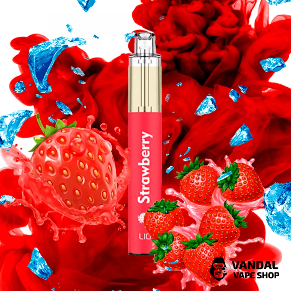 Одноразовий Pod IJOY LIO Bee18 1500 Disposable Pod Kit зі смаком полуниці з холодком
