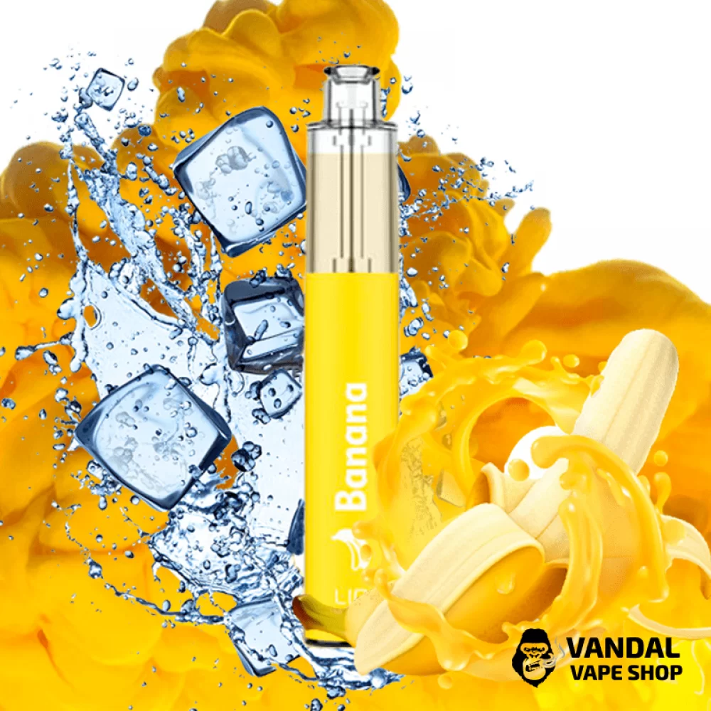 Одноразовий Pod IJOY LIO Bee18 1500 Disposable Pod Kit зі смаком банану з холодком Одноразовий Pod IJOY LIO Bee18 1500 Disposable Pod Kit зі смаком банану з холодком