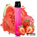 Одноразова Pod система Puff XXL Disposable Kit 1200 mAh на 1600 затяжок зі смаком полуниці та кавуна