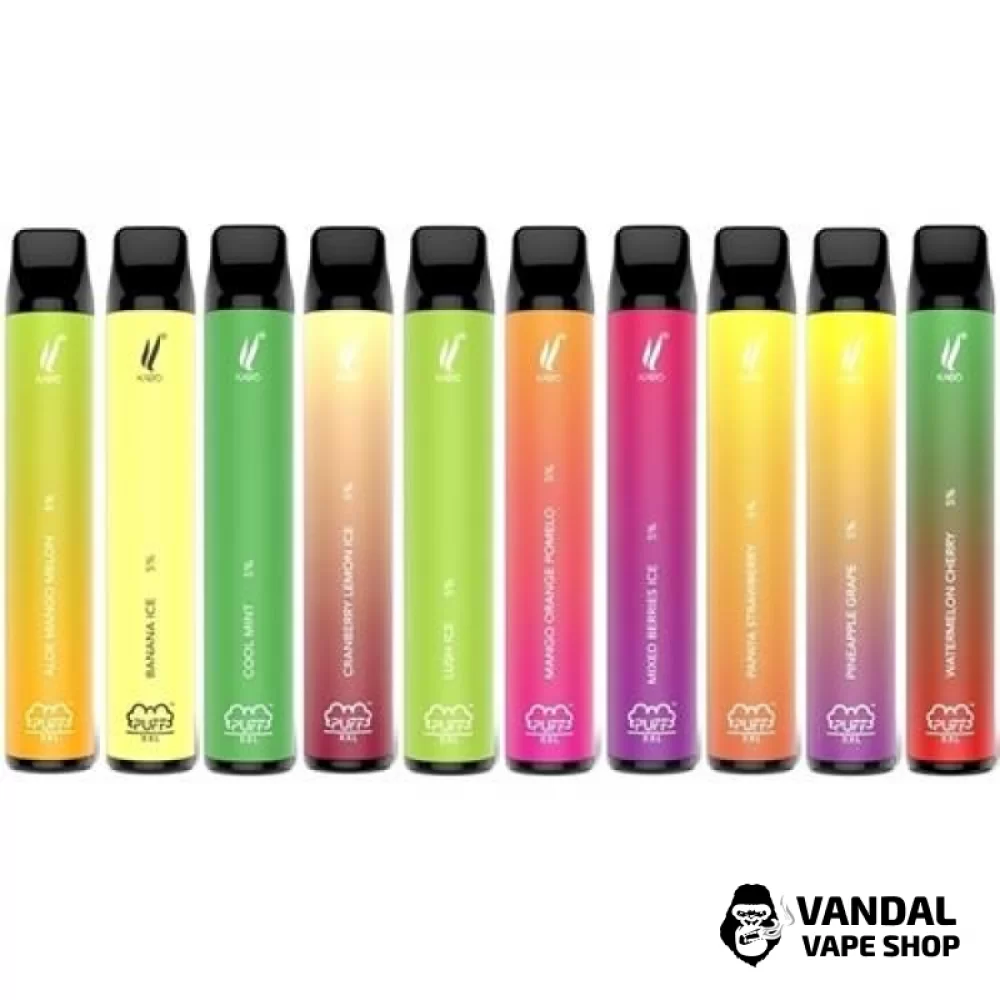 Одноразовая Pod система Puff XXL Disposable Kit 1200 mAh на 1600 затяжек.