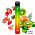 Одноразовая Pod система Puff XXL на 1600 затяжек со вкусом клубники и киви