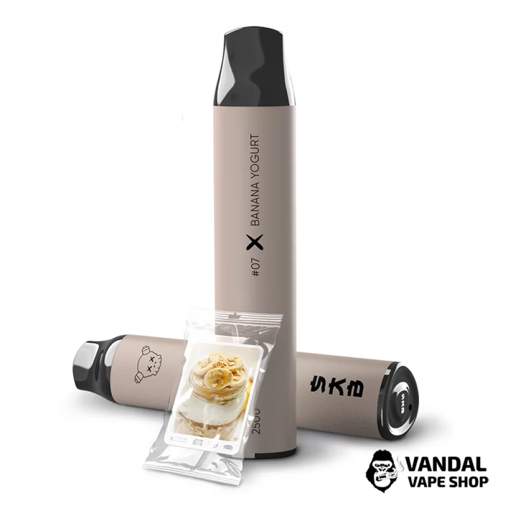 Одноразовый Pod SAB 2500 Disposable Pod 1100 мАч 5% на 2500 затяжек со вкусом бананового йогурта Одноразовый Pod SAB 2500 Disposable Pod 1100 мАч 5% на 2500 затяжек со вкусом бананового йогурта