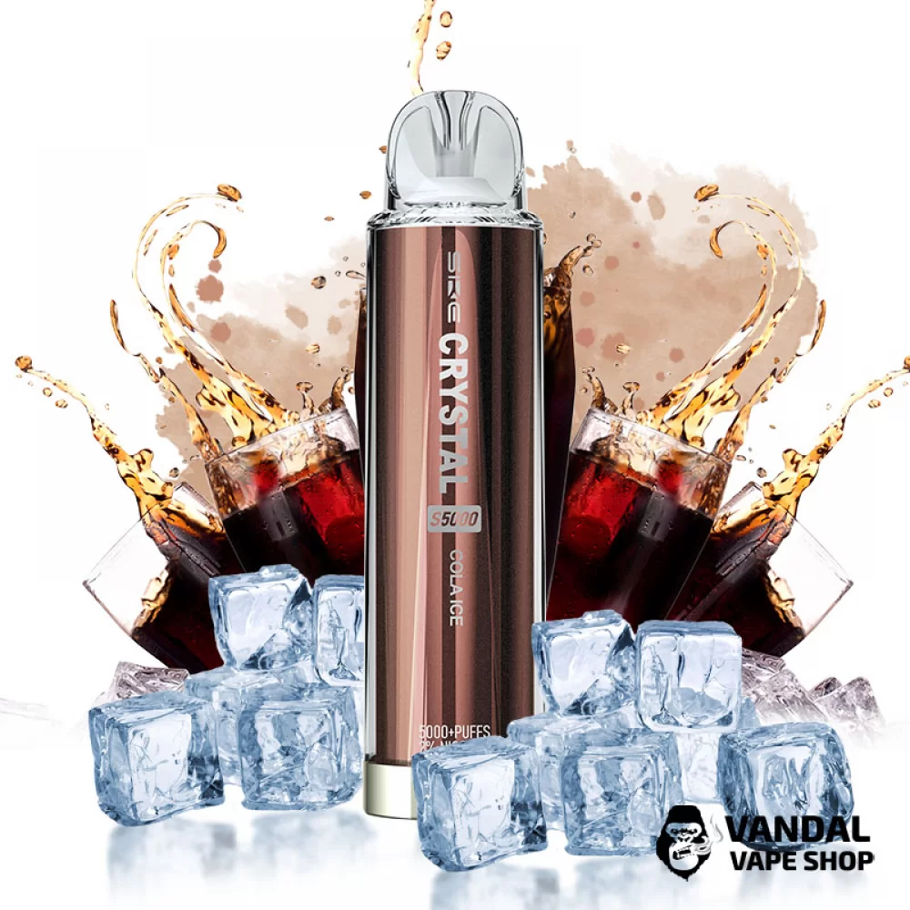 Одноразовая Pod система SKE Crystal S5000 50 мг 650 мАч на 5000 затяжек со вкусом колы с холодком