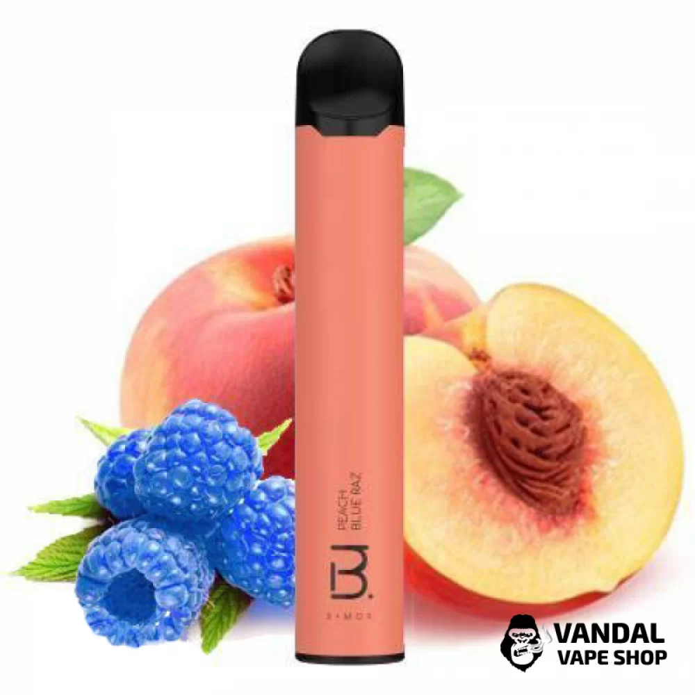 Одноразка Pod система BMOR Saturn Disposable Pod Kit 1000 mAh на 1600 затяжок зі смаком персика і блакитної малини Одноразка Pod система BMOR Saturn Disposable Pod Kit 1000 mAh на 1600 затяжок зі смаком персика і блакитної малини