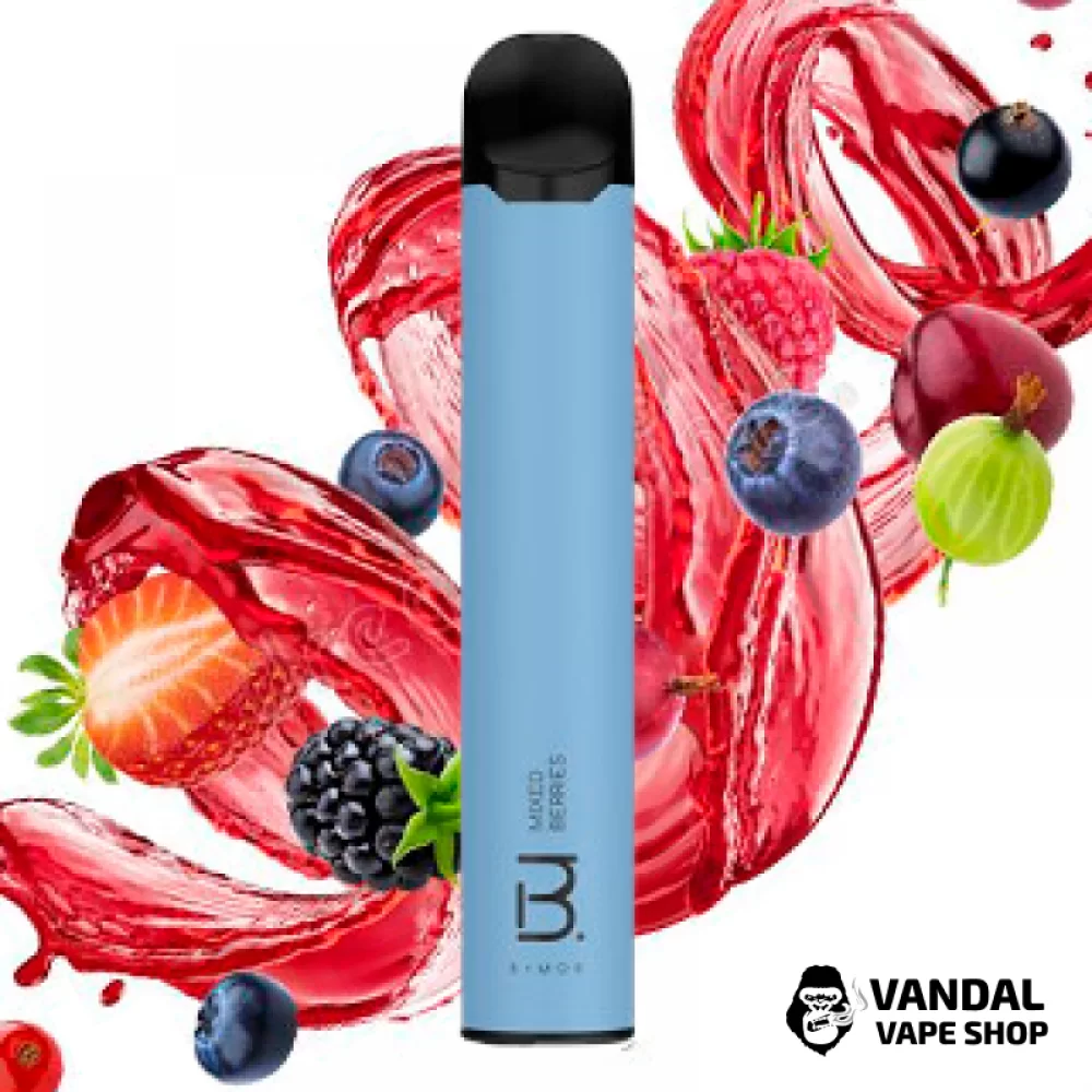 Одноразка Pod система BMOR Saturn Disposable Pod Kit 1000 mAh на 1600 затяжок зі смаком міксу ягід