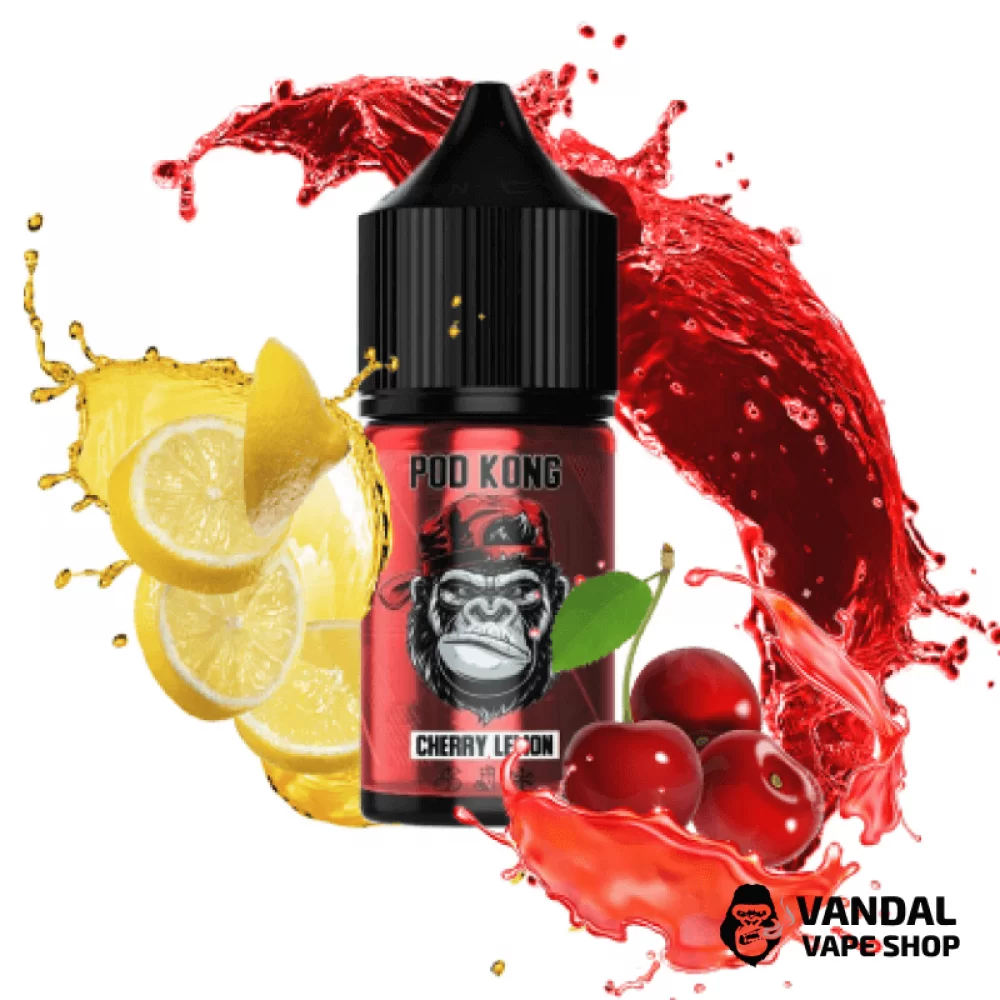 Жидкость Pod Kong Cherry Lemon - 30 мл, 10 мг, на органическом никотине со вкусом Вишни с лимоном Жидкость Pod Kong Cherry Lemon - 30 мл, 10 мг, на органическом никотине со вкусом Вишни с лимоном