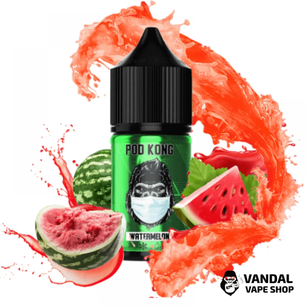 Жидкость Pod Kong Watermelon - 30 мл, 15 мг,  на органическом никотине со вкусом арбуза