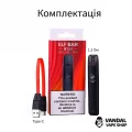 Многоразовый Elf Bar RF350 Pod Starter Kit 350mAh в черном цвете