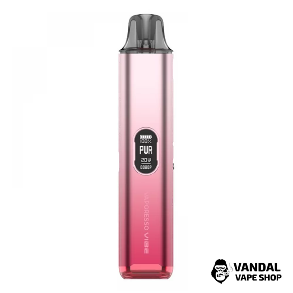 Vaporesso Vibe (Original) в розовом цвете с красным оттенком
