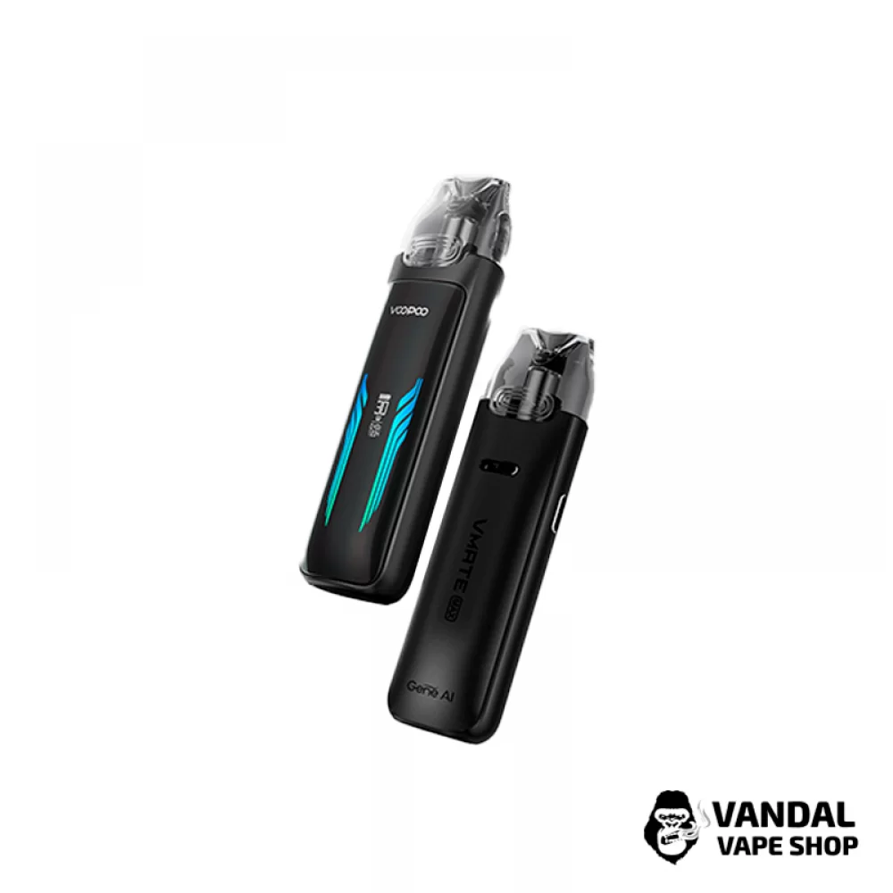 Оригинальная подсистема Voopoo VMate Max - Onyx Black в чёрном цвете