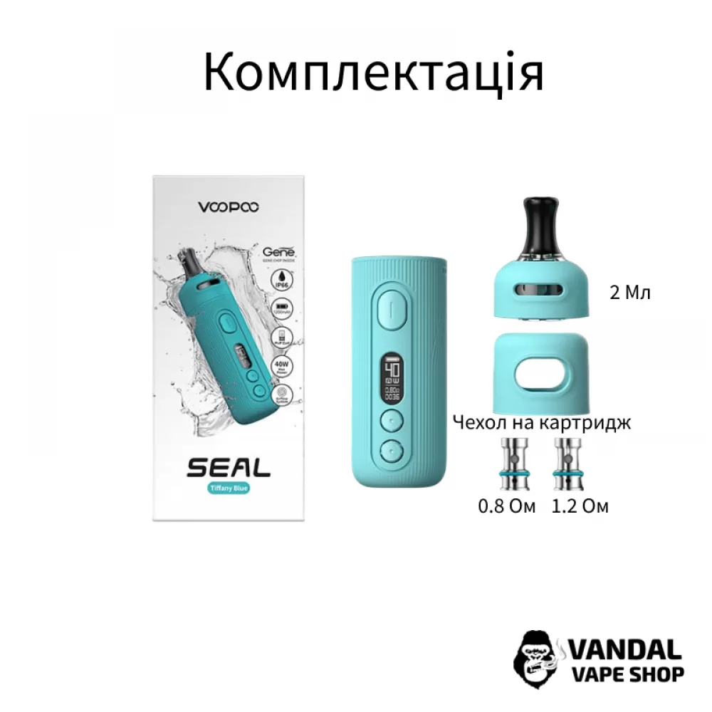 Стартовый набор Voopoo SEAL 40W Pod Kit 1200mAh 