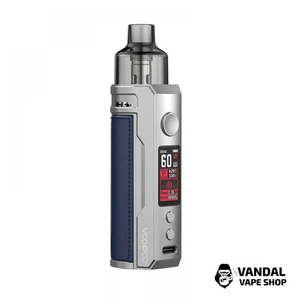 Voopoo Drag S Pod Mod Kit (Original) Silver Blue