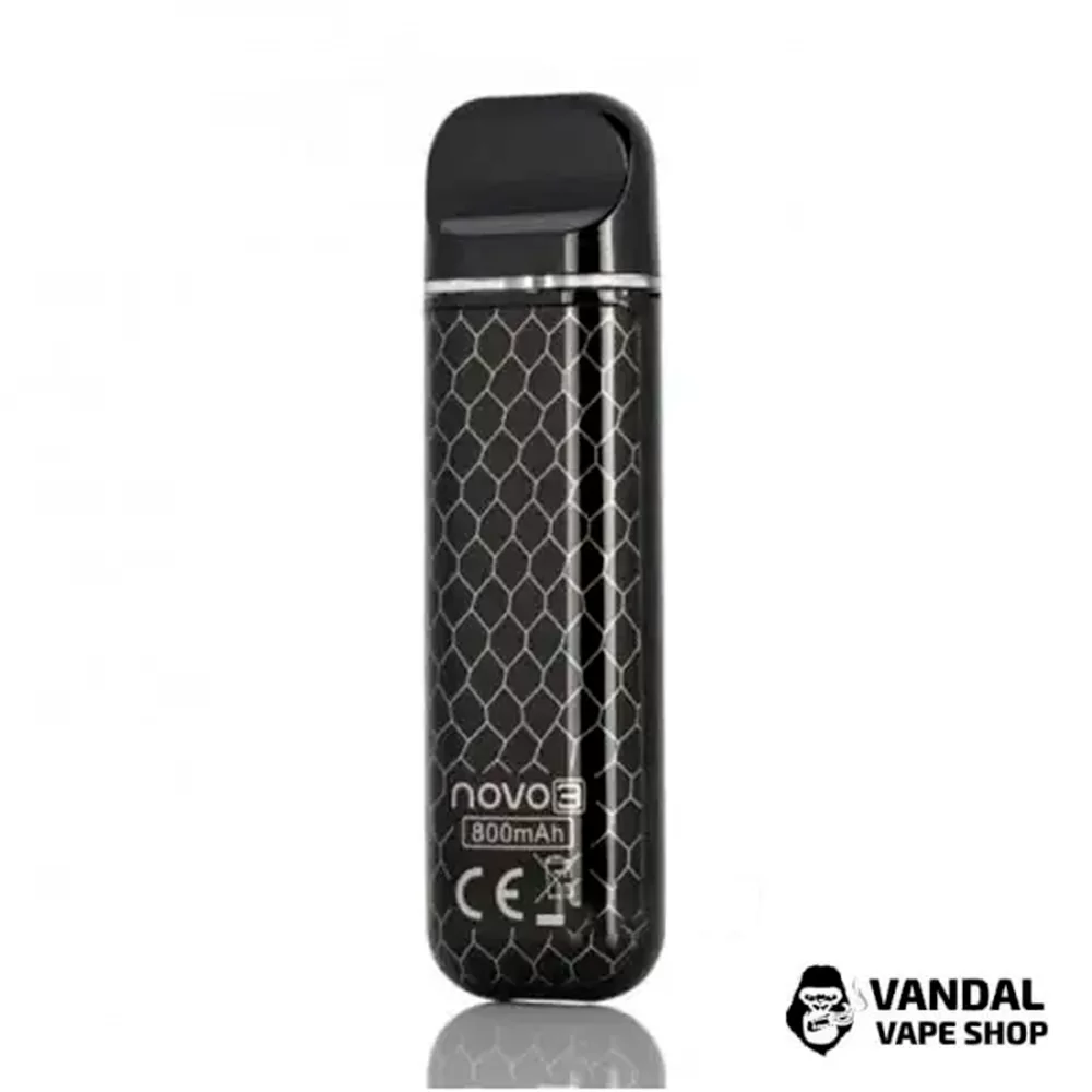  SMOK Novo 3 Pod System Kit 25W 800mAh в забарвленні "Black Carbon Fiber"