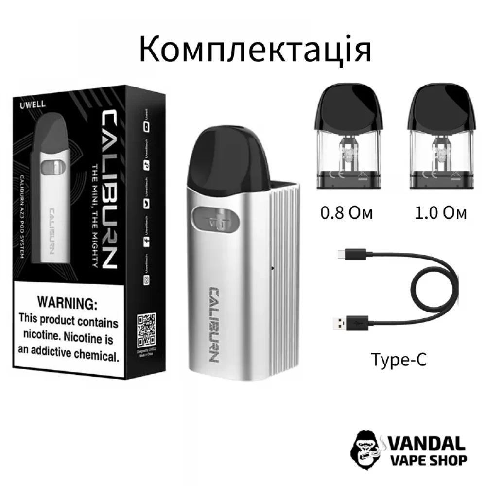 Pod-система Uwell Caliburn AZ3 в цвете черном