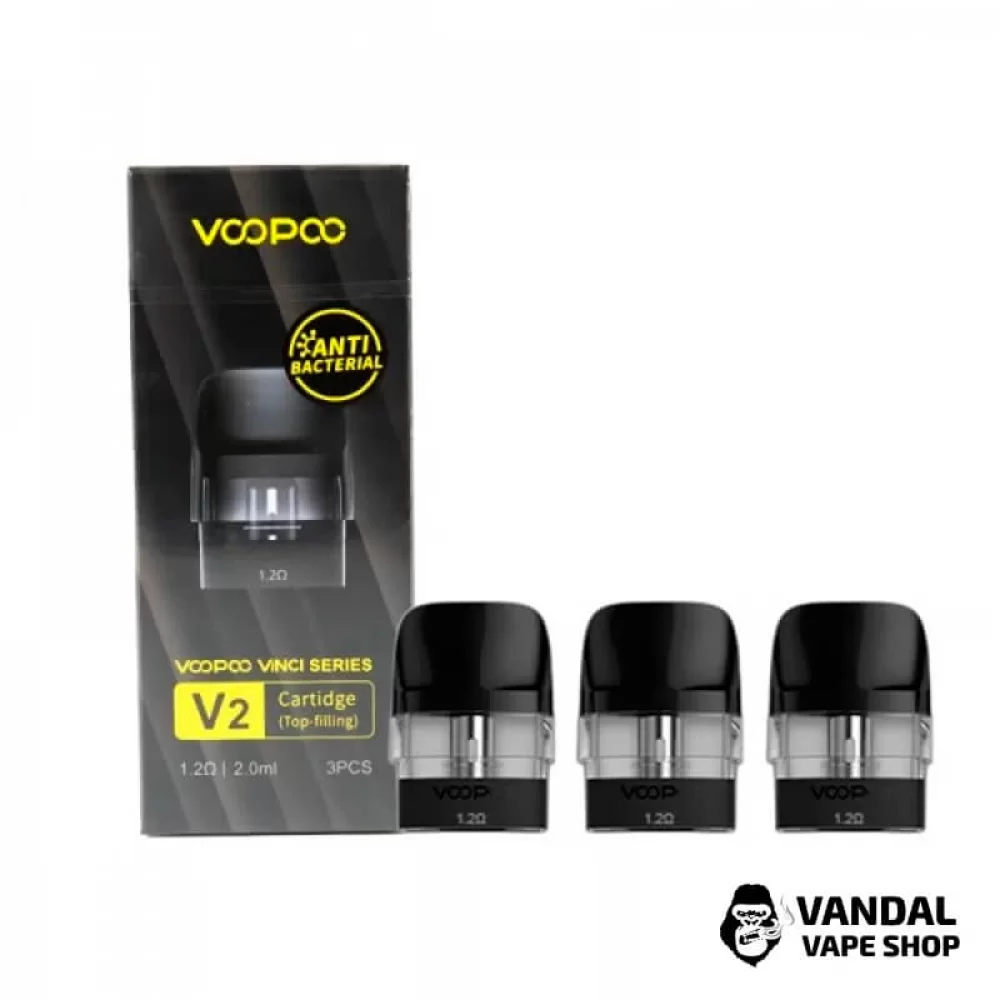 Картридж для Voopoo Vinci Series V2 1.2 Ом, 2.0 мл для всей линейки VINCI и DRAG NANO 2