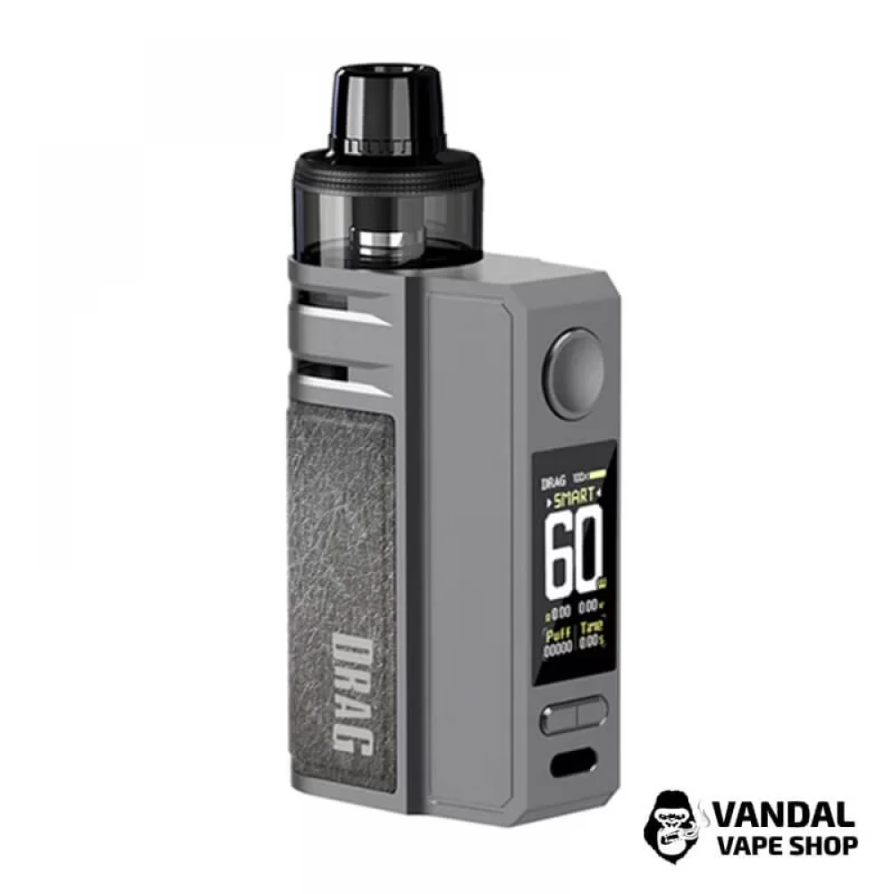 Стартовий набір Voopoo Drag E60 (Original) у сірому кольорі