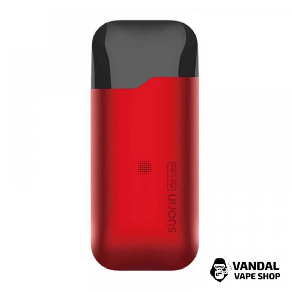 Компактна Pod-система Suorin Air Mini Kit на 430 мАг у червоному кольорі