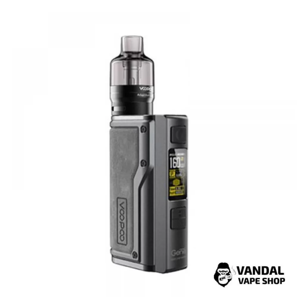 Стартовий набір Voopoo Argus GT 160W TC Kit в сірому кольорі
