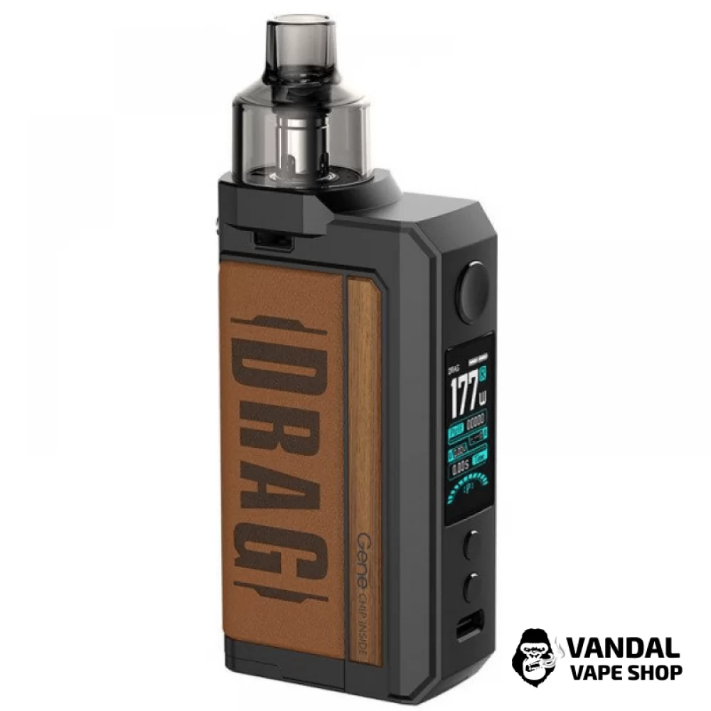 Под-мод система VooPoo Drag MAX Pod Mod Kit (Original) Vintage Brown в коричневом цвете
