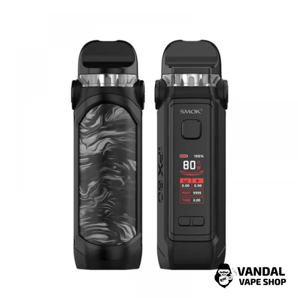 Pod-система SMOK IPX 80 Pod Kit 3000 mAh в черно-серой расцветке