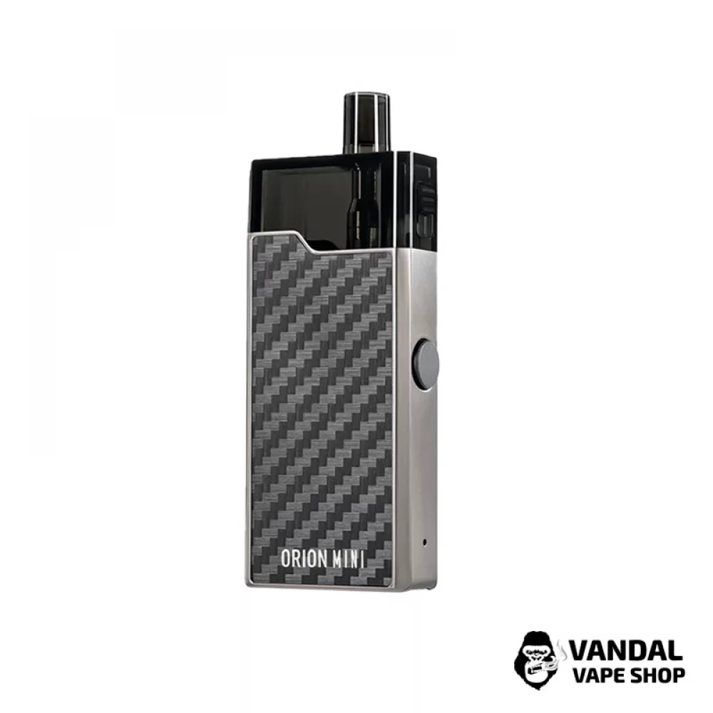 Pod-система Lost Vape Orion Mini Pod Kit 800 мАг у кольорі сірого вуглецевого волокна