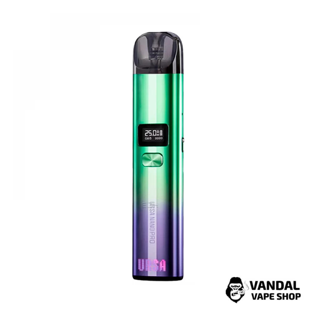 Pod-система Lost Vape Ursa Nano Pro в градиентном фиолетово-зеленом цвете