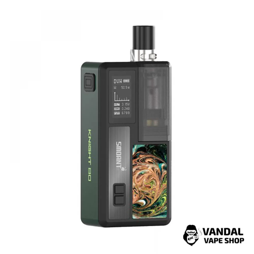 Оригінальний под мод Smoant Knight 80 в темно-зеленому кольорі