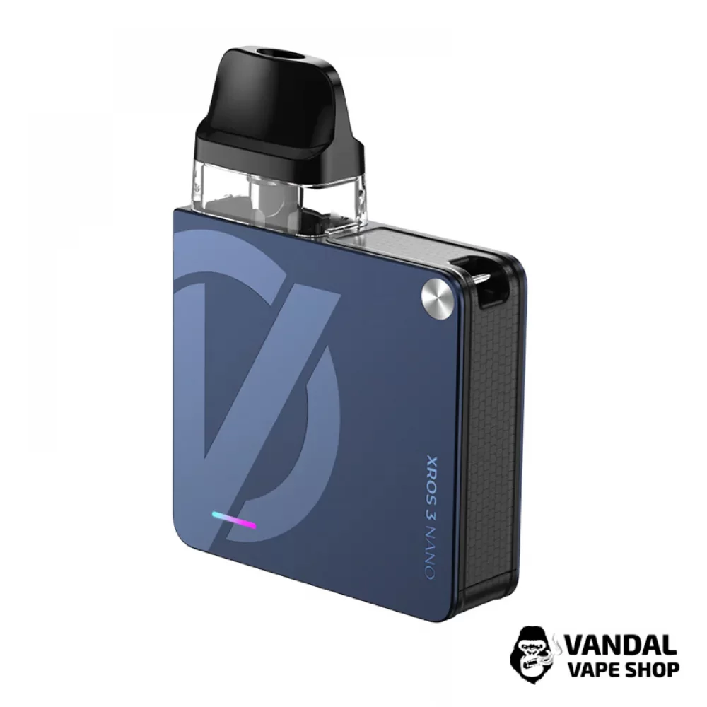 Оригинальный стартовый набор Vaporesso XROS 3 Nano Kit в темно-синем цвете