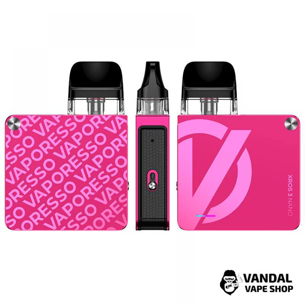 Оригинальный стартовый набор Vaporesso XROS 3 Nano Kit в розовом цвете