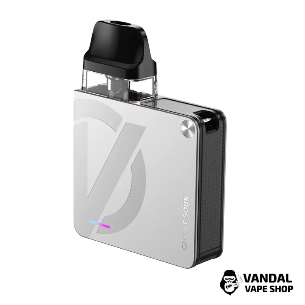 Оригинальный стартовый набор Vaporesso XROS 3 Nano Kit в серебряном цвете Оригинальный стартовый набор Vaporesso XROS 3 Nano Kit в серебряном цвете