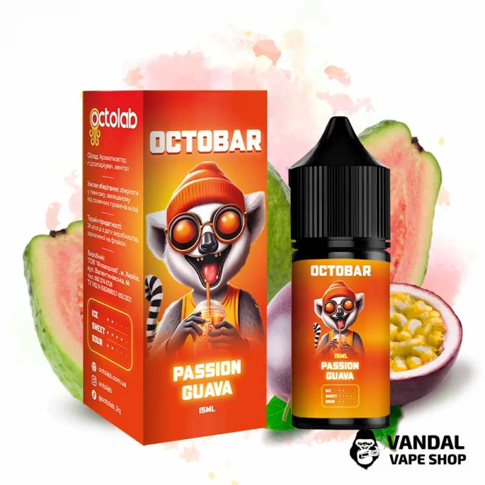 Набор Octo Bar NFT Salt 30 мл 50 мг со вкусом папаи и гуавы Набор Octo Bar NFT Salt 30 мл 50 мг со вкусом папаи и гуавы
