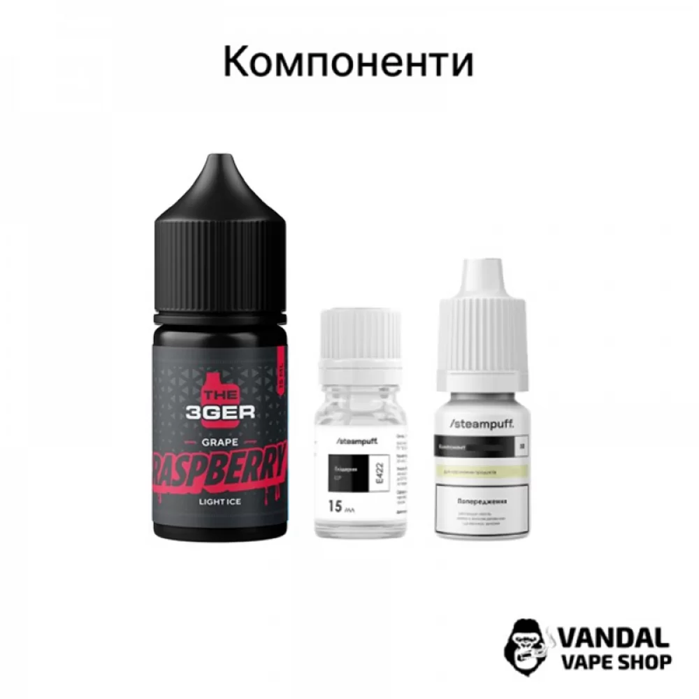 Набор для самозамеса The 3Ger Salt 30 мл 50 мг со вкусом чёрной смородины с холодком