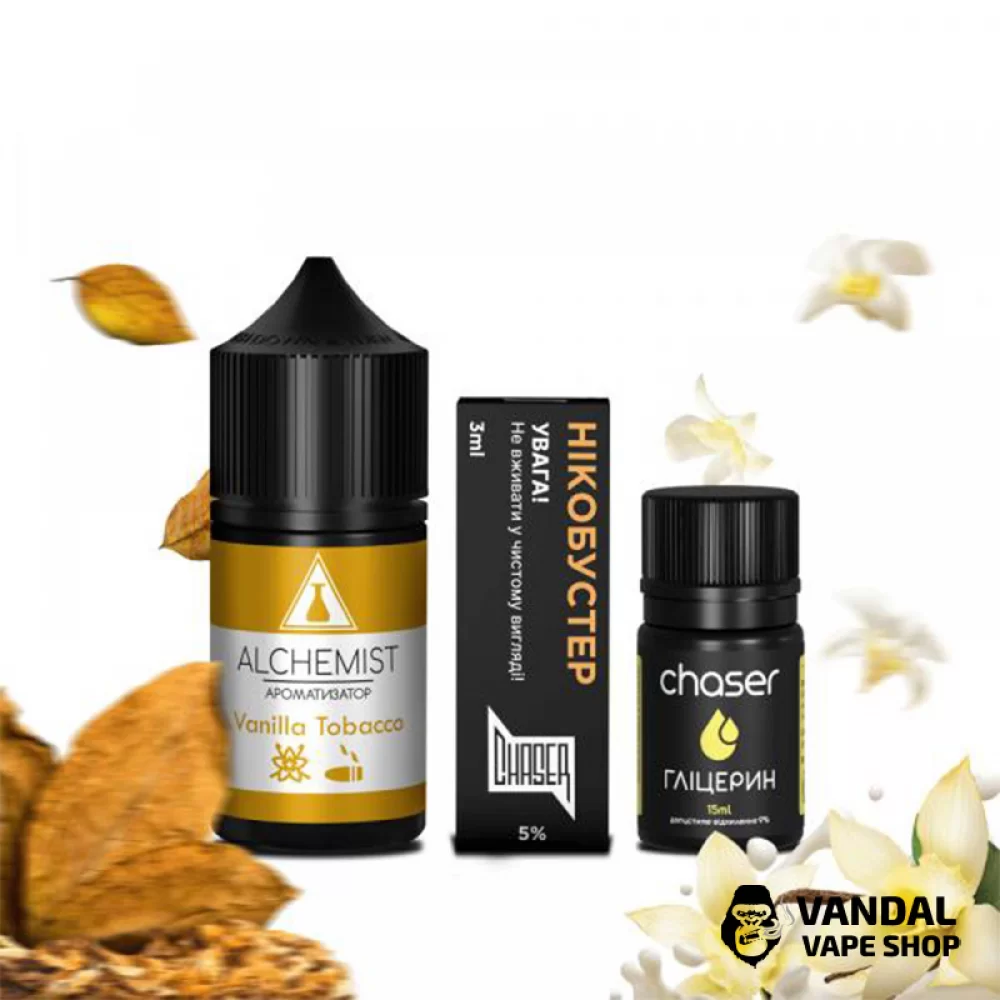 Набор для самозамеса Alchemist 30 мл 65 мг со вкусом табака и ванили