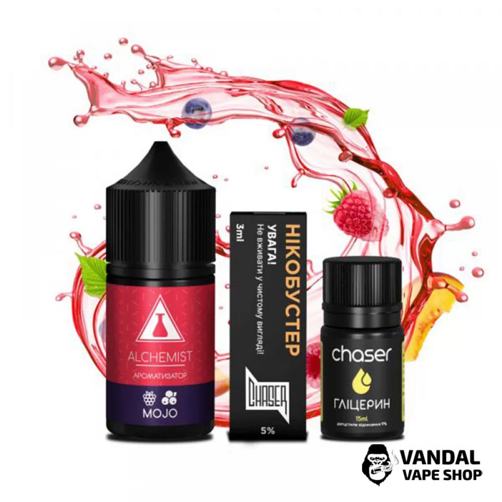 Набор для самозамеса Alchemist FL 30 мл 50 мг со вкусом черники и персика