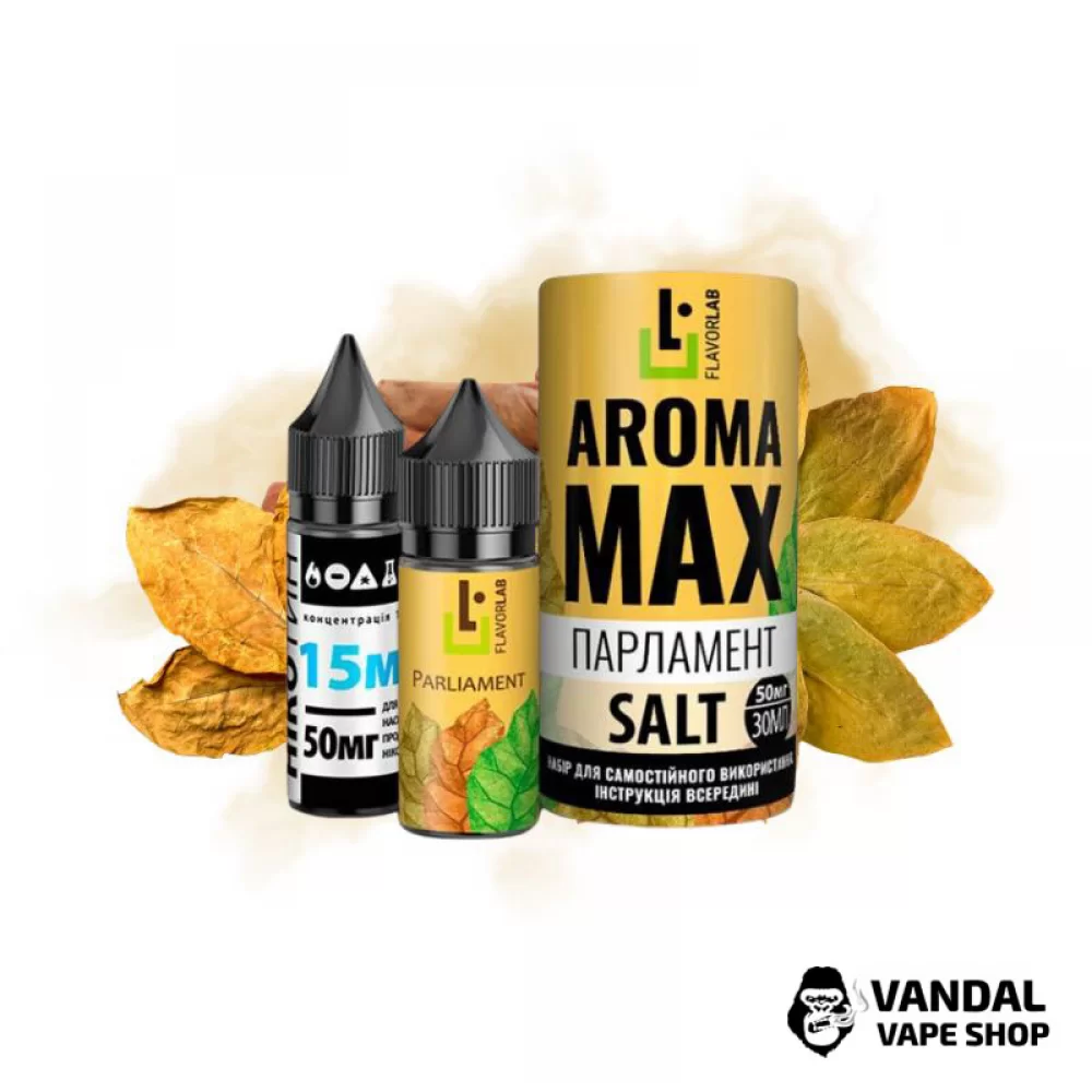 Набор для самозамеса Aroma MAX Salt 30 мл 50 мг со вкусом табака