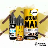 Наборы для самозамеса Aroma MAX Salt Strong 30 мл 50 мг - Captain Black