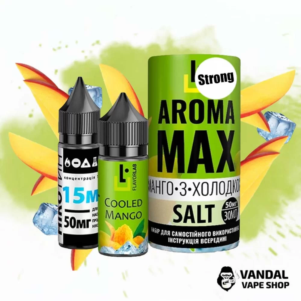 Набор для самозамеса Aroma MAX Salt Strong 30 мл 50 мг со вкусом манго с холодком