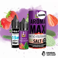 Наборы для самозамеса Aroma MAX Salt Strong 30 мл 50 мг - Cactus Strawberry