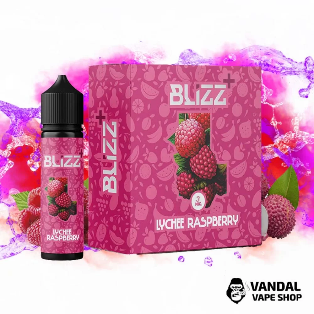 Набір для самозамісу Blizz Plus 60 мл 3 мг зі смаком лічі і малини