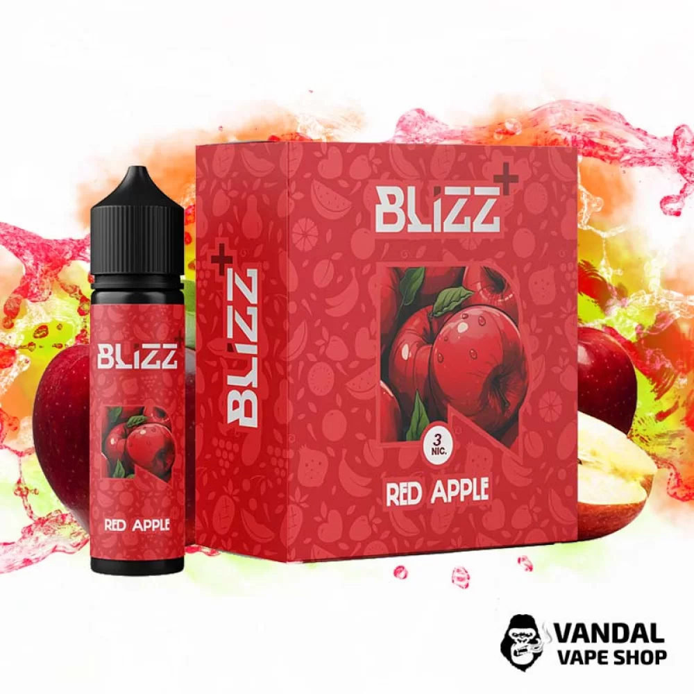 Набор для самозамеса Blizz Plus 60 мл 3 мг со вкусом красного яблока