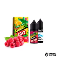 Наборы для самозамеса Candy Juice Premium Salt  Raspberry 30 мл 65 мг