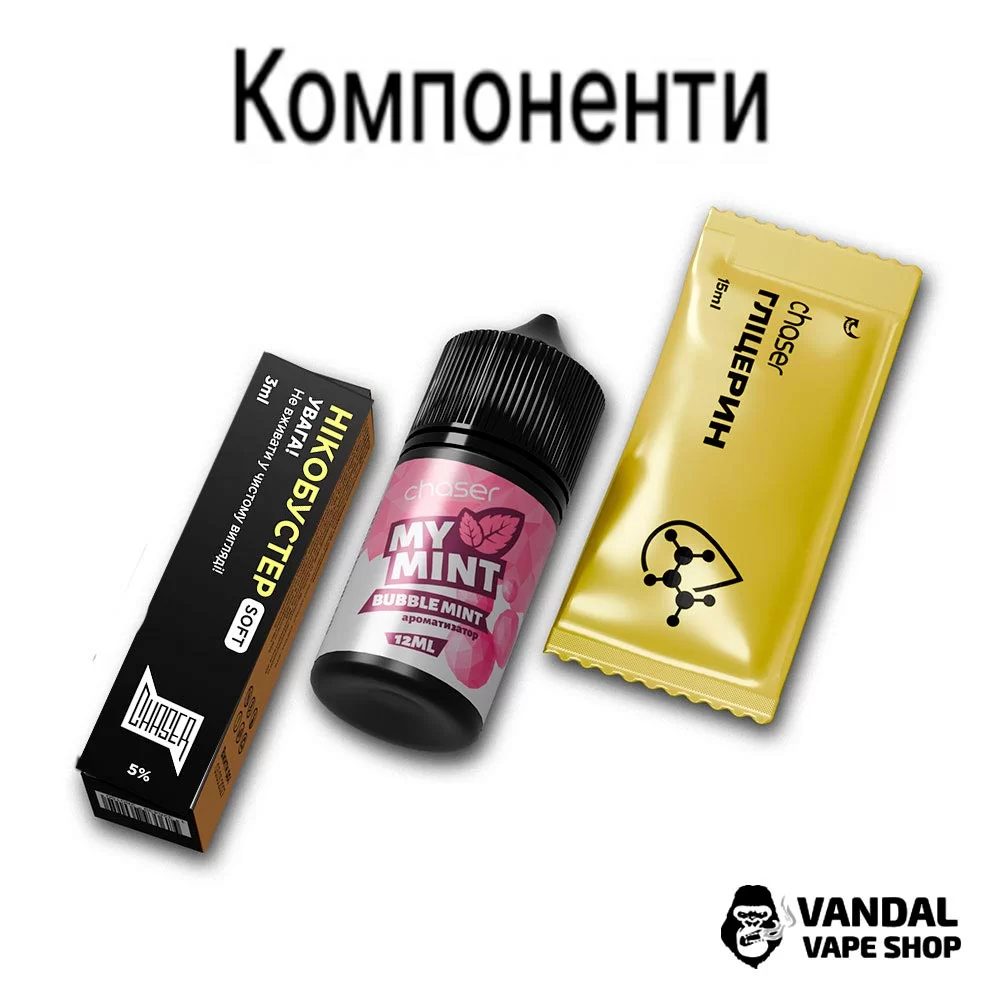 Набор для самозамеса Chaser My Mint 30 мл 50 мг со вкусом холодного ментола