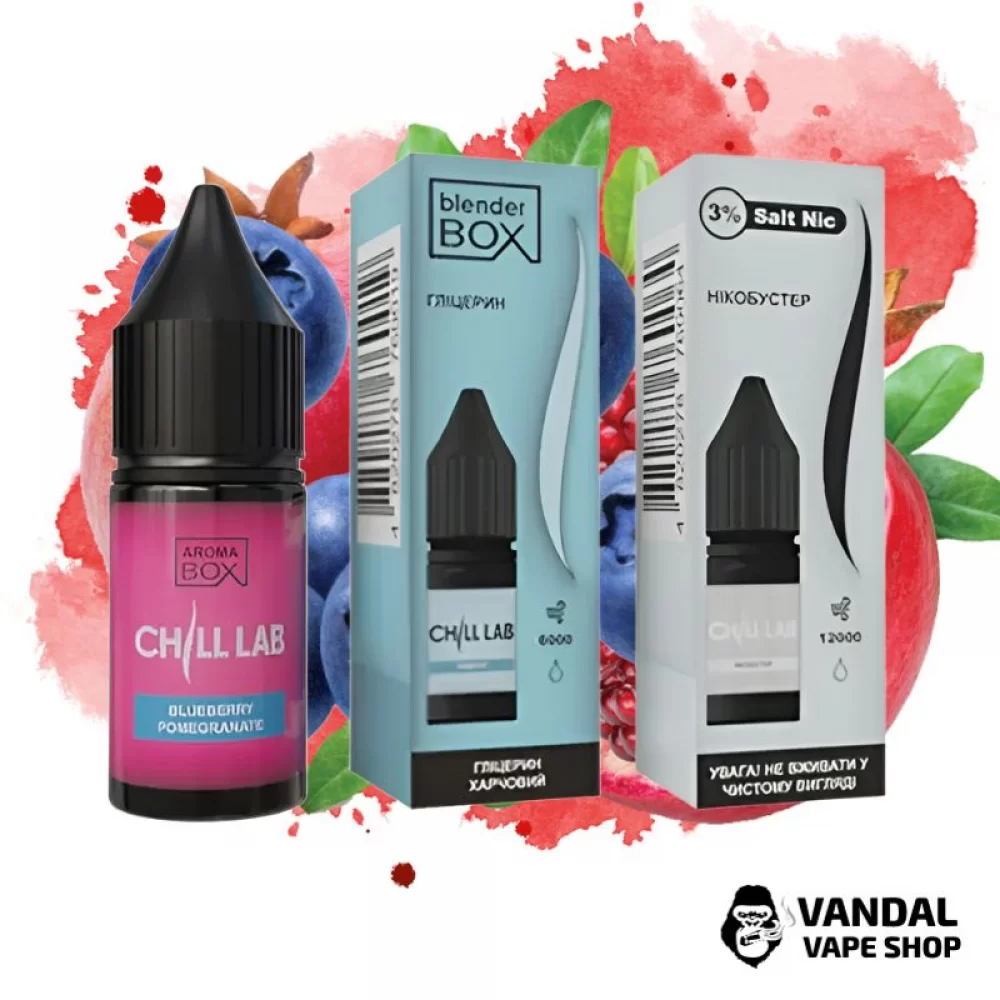 Набор для самозамеса Chill Lab 15 мл 30 мг со вкусом черника и граната